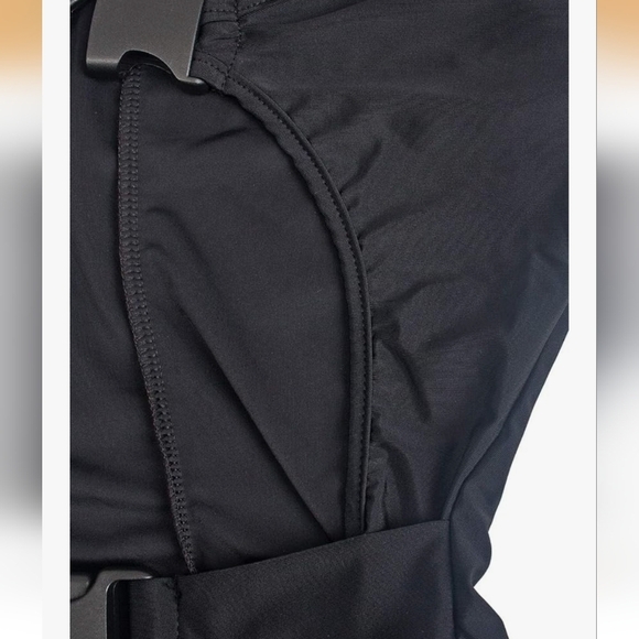 Halloween Costume Black Romper Long Sleeve bodycon Bodysuit Goth Jumpsuit Sexy - Picture 5 of 14